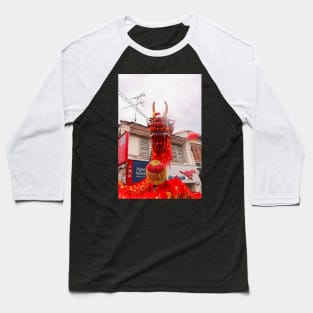 A head of a long red dragon Baseball T-Shirt